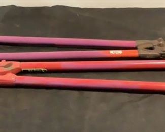 Located in: Chattanooga, TN
MFG Ridgid
Bolt Cutters
(1) 18"
(1) 24"
(1) 36"
*Sold As Is Where Is*

SKU: K-3-D