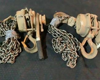 Located in: Chattanooga, TN
MFG Harrington
2 Ton Ratchet Hoists
**Sold as is Where is**