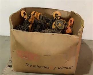 Located in: Chattanooga, TN
MFG Harrington
5 Ton Chain Hoists
**Sold as is Where is**

SKU: RECON