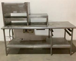 Located in: Chattanooga, TN
MFG Metal Equipment Fab
Stainless Table With Warmers
**Sold as is Where is**

SKU: J-FLOOR
Unable To Test