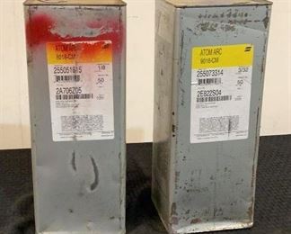 Located in: Chattanooga, TN
MFG Atom Arc
Welding Rods
50lb Per Container
Part # 255051815
Diameter - 1/8"
Part # 25073314
Diameter -3/32"
*Sold As Is Where Is*

SKU: L-7-A
