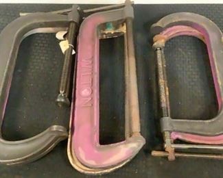 
Located in: Chattanooga, TN
Assorted C-Clamps
(2) 10" C-Clamps
(4) 15" C-Clamps
**Sold as is Where is**

SKU: P-7-C