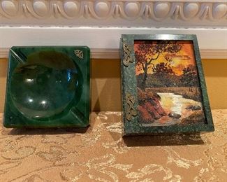 Jade Ash tray 