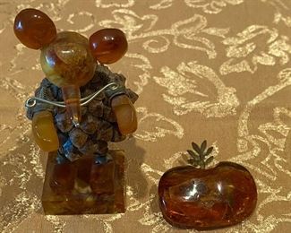 Amber Accented Figures