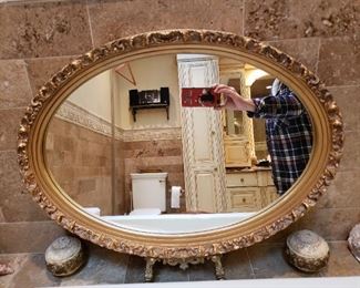 Oval mirror