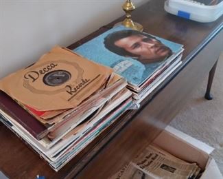 Albums and 45s