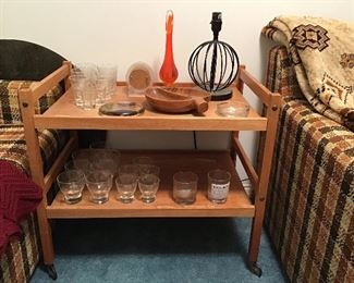 Lots of vintage barware