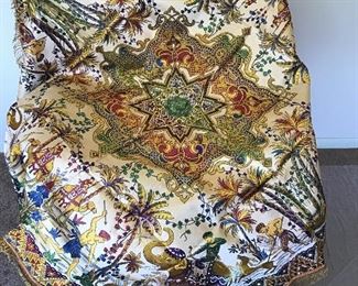 Beautiful vintage table cover