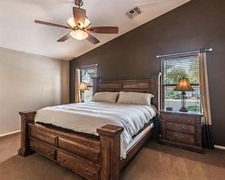 Ashley Furniture, Like New Mattress/Box Spring, Lighting