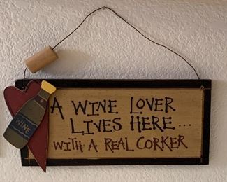 A Wine Lover Lives Here with a Real Corker