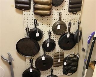 Lots of Cast Iron Including Griswold; Wagner; Lodge and more 