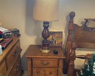 Pair of Oak Night Stands
