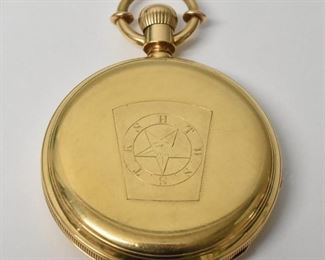 E Howard 18K HC Series IV Masonic