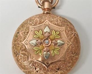 Waltham 14K HC Multicolor Diamond