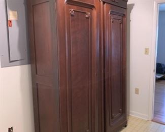 	#29	Early to mid 1800s wardrobe. It comes apart for moving. As is. 57"x20"x90"	 $100.00 		