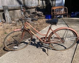 	#49	Vintage 1960's Schwinn ladies bike #60639	 $125.00 		
