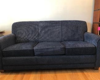 	#16	Blue Lazy Boy sleeper sofa 78"L. Bought in Sept 2020. Like new condition.	 $300.00 		