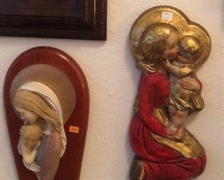 To Madonna and Child Plaques