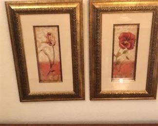 Lots of floral pictures in this house