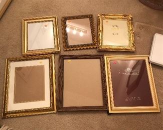Lots and lots of picture frames in all sizes