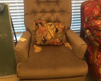 Comfortable rocking chair sold with pillow