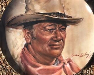 Awesome collectible John Wayne plate
