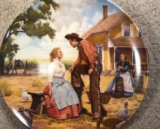 “Oh what a beautiful morning” collectible plate from Oklahoma