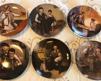 Norman Rockwell collectible plates