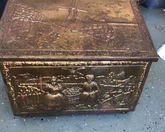 Vintage metal Cole  box with Holland design