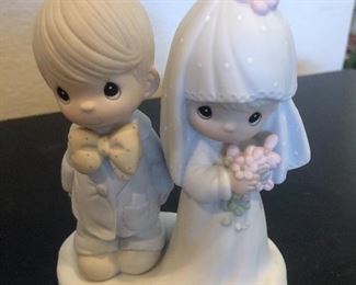 Precious Moments married cake topper