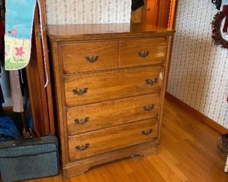 Small Chest of Drawers with (not pictured Twin Bed with frame)