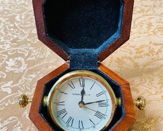 Howard Miller Chronometer Cherry Mantle/Shelf Clock