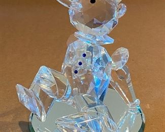 Crystal Zoo Figurine - Sitting Pinocchio
