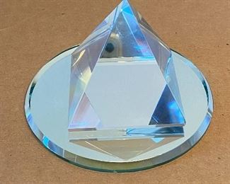 Crystal Zoo Figurine - Pyramid