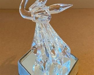 Crystal Zoo Figurine - Peacock