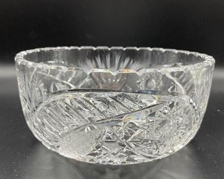 American Brilliant Period (ABP) Crystal Bowl 7"