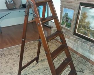 Antique English Simplex ladder