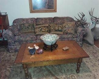 Massoud sofa and Pottery Barn coffee table