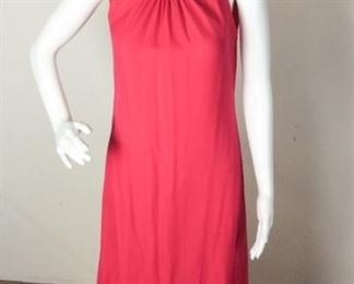 Lot	94	Vintage Lora Lang Fuchsia Gown	Vintage Lora Lang of Westport Connecticut Circle Gathered Neck Front Fuchsia Gown *** NO SIZING *** Measures 55" top to bottom - around waist 28"
