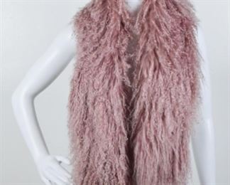 Lot	147	100% Mongolian YAK Wool Scarf - Blush	100% Mongolian YAK Wool Scarf - Color Blush Measures 52" long x 4" wide Yak wool is hypo allergenic
