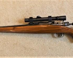 I believe this to be a 03 pattern US Military rifle that has been sporterized.  