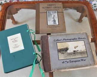 We have a large amount of vintage books. 