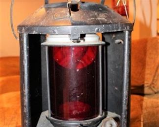 This kerosene lantern once hung over Lake Eerie.  