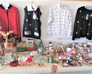 INTERESTING CHRISTMAS DECOR AND CLOTHING