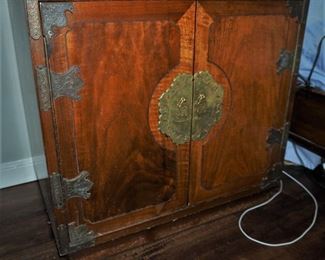 Pair of Oriental side cabinets