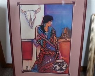 Amado Pena signed print