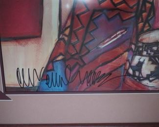 Amado Pena signed print