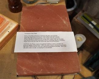 Himalayan salt plate
