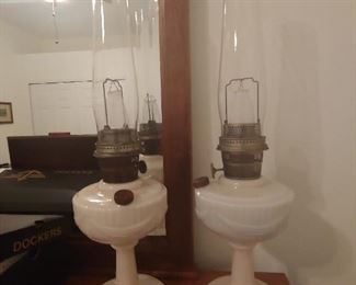 Antique Hurricane Lanterns