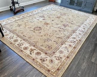 Lot 5501 $895.00. Nourison Wool 3000 Rug with Genuine Silk Highlights, Golds & Tans; 8'6" x 11'6". #3004YEL Style. New Retails for $1900
